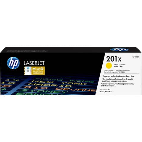 Toner alta capacità 201X HP giallo  CF402X